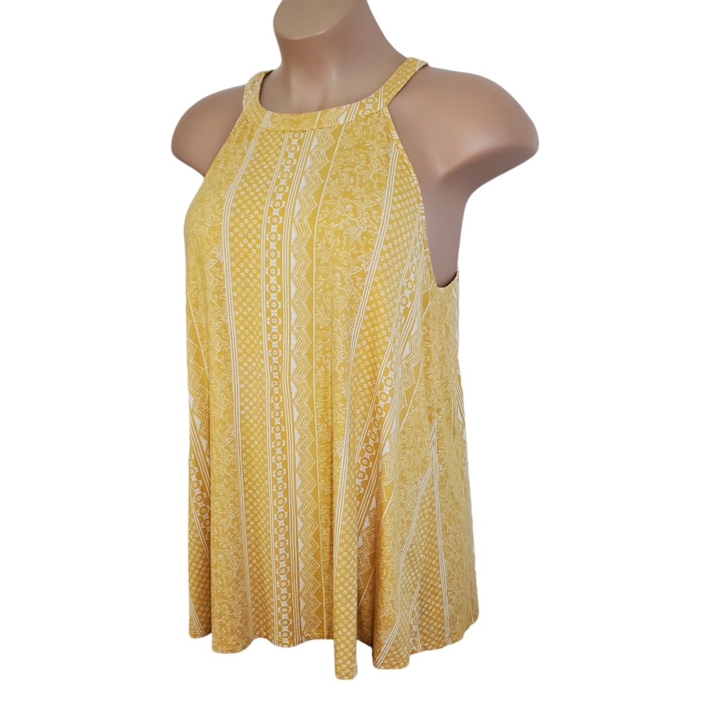 Torrid Hi Neck A-Line Keyhole Back Bohemian Tank Top Women’s 2X ~  Pre-Owned - Picture 3 of 11